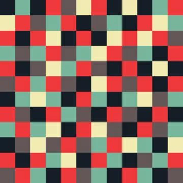 Abstract Pixel Background Stock Illustration