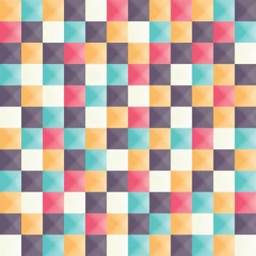 Abstract Pixel Background Stock Illustration