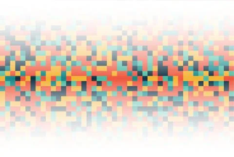 Abstract Pixel Background Stock Illustration