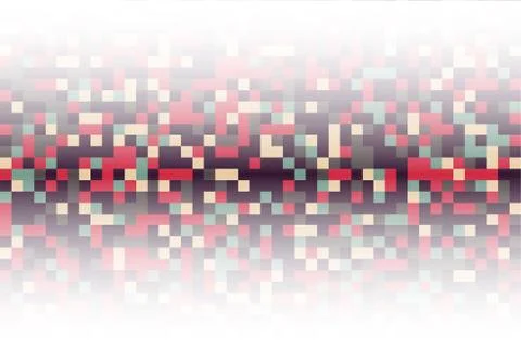 Abstract Pixel Background Stock Illustration