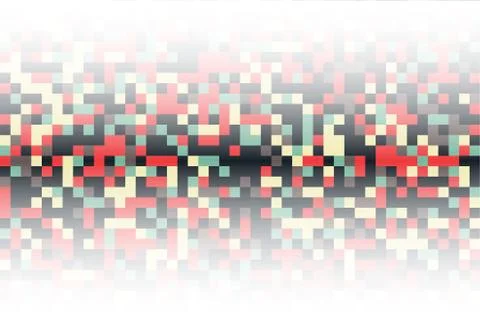 Abstract Pixel Background Stock Illustration