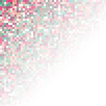 Abstract Pixel Background Stock Illustration