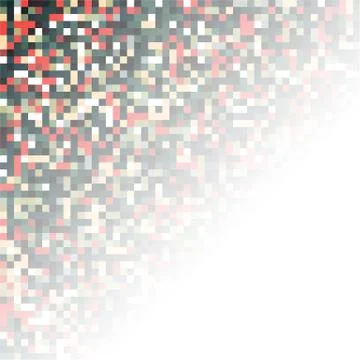 Abstract Pixel Background Stock Illustration