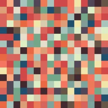 Abstract Pixel Background Stock Illustration