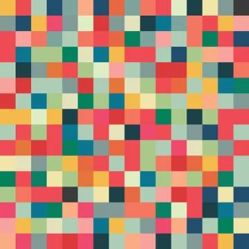 Abstract Pixel Background Stock Illustration