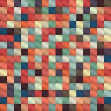 Abstract Pixel Background Stock Illustration