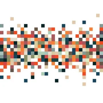 Abstract Pixel Background Stock Illustration