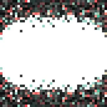 Abstract Pixel Background Stock Illustration
