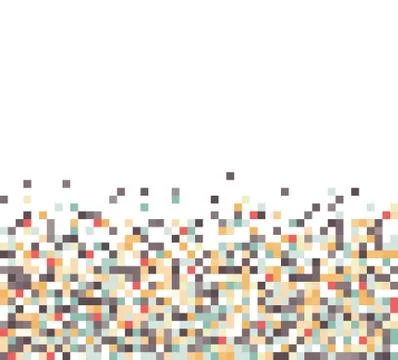 Abstract Pixel Background Stock Illustration