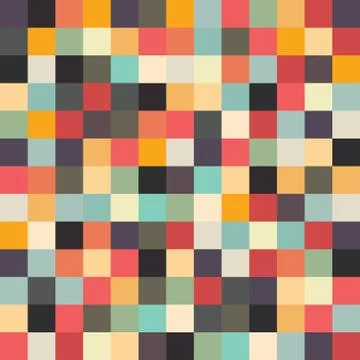 Abstract Pixel Background Stock Illustration