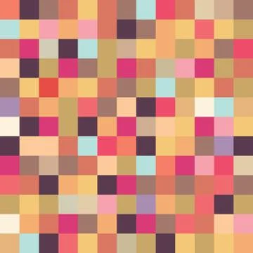 Abstract Pixel Background Stock Illustration