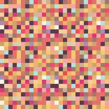 Abstract Pixel Background Stock Illustration