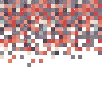 Abstract Pixel Background Stock Illustration
