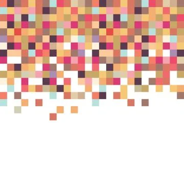 Abstract Pixel Background Stock Illustration