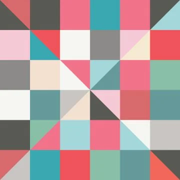 Abstract Pixel Background Stock Illustration