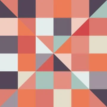 Abstract Pixel Background Stock Illustration