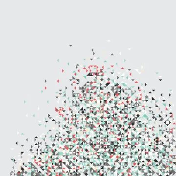 Abstract Pixel Background Stock Illustration