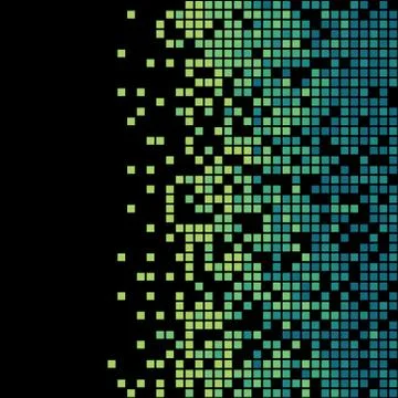 Abstract Pixel Background Stock Illustration