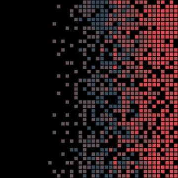 Abstract Pixel Background Stock Illustration