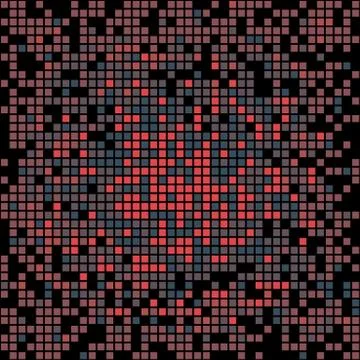 Abstract Pixel Background Stock Illustration
