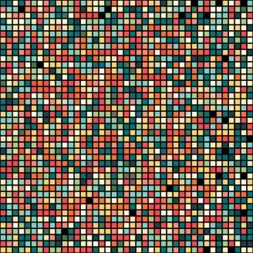 Abstract Pixel Background Stock Illustration