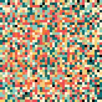 Abstract Pixel Background Stock Illustration