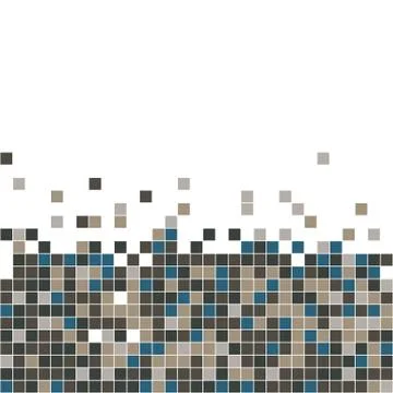 Abstract Pixel Background Stock Illustration