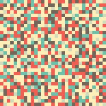 Abstract Pixel Background Stock Illustration