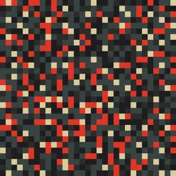 Abstract Pixel Background Stock Illustration