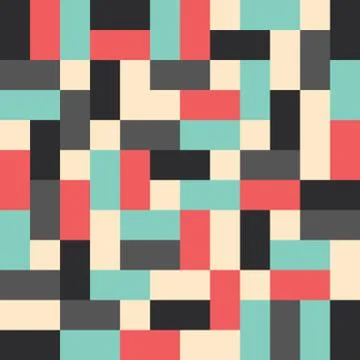Abstract Pixel Background Stock Illustration