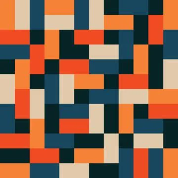 Abstract Pixel Background Stock Illustration