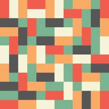 Abstract Pixel Background Stock Illustration