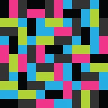 Abstract Pixel Background Stock Illustration