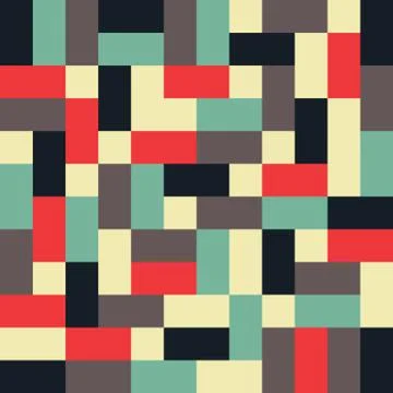 Abstract Pixel Background Stock Illustration