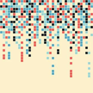 Abstract Pixel Background Stock Illustration