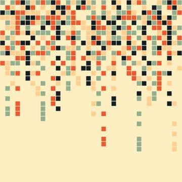 Abstract Pixel Background Stock Illustration