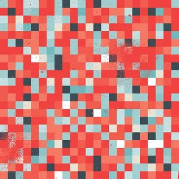 Abstract Pixel Background Stock Illustration
