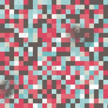 Abstract Pixel Background Stock Illustration