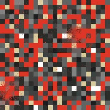 Abstract Pixel Background Stock Illustration