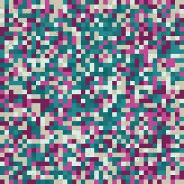 Abstract Pixel Background Stock Illustration