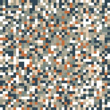 Abstract Pixel Background Stock Illustration