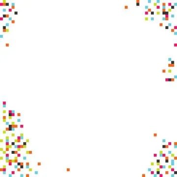 Abstract Pixel Background Stock-Illustration