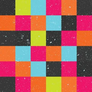 Abstract Pixel Background Stock Illustration