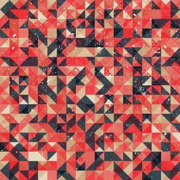 Abstract Pixel Background Stock Illustration