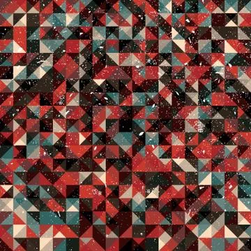 Abstract Pixel Background Stock Illustration