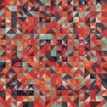 Abstract Pixel Background Stock Illustration