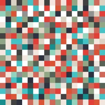 Abstract Pixel Background Stock Illustration