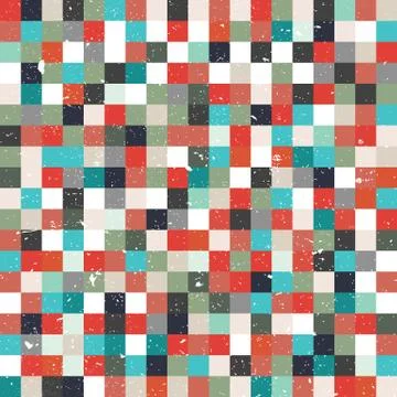 Abstract Pixel Background Stock Illustration