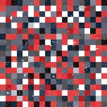 Abstract Pixel Background Stock Illustration