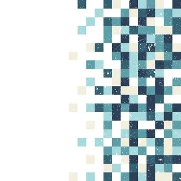 Abstract Pixel Background Stock Illustration